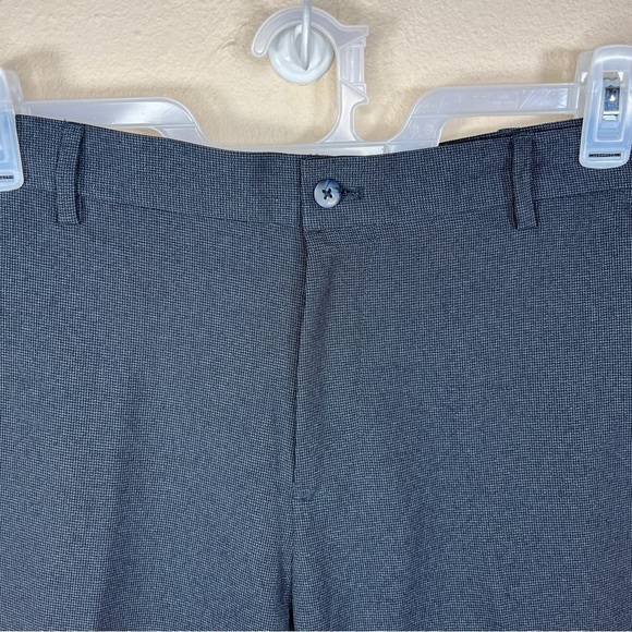 Van Heusen Blue Dress Pants 34x27 Straight Leg Classic  Trousers - Picture 4 of 9
